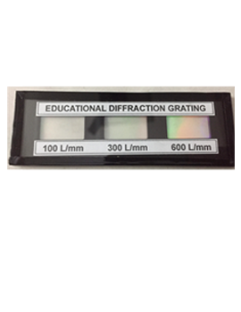 Educational Diffraction Grating 3-in-1