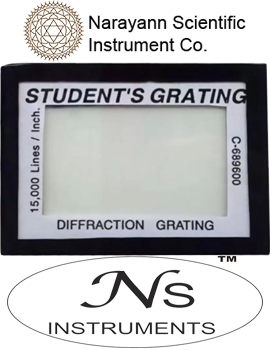 Student Diffraction Grating 15000 Lines Per Inch